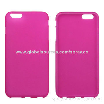 Frost Rubber Grip TPU Cases for iPhone 6 Plus, Various Colors Available
